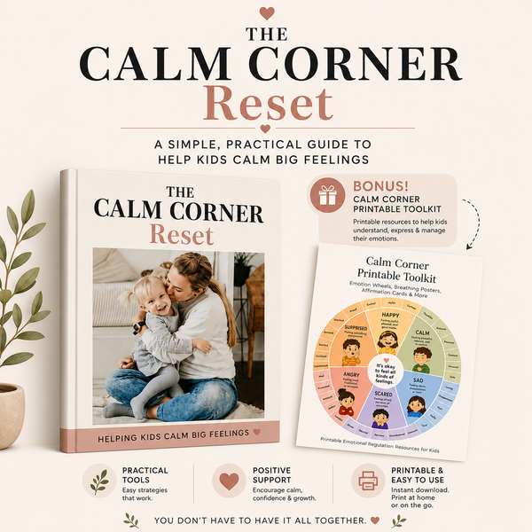 The Calm Corner Reset Bundle: Emotional Regulation Printables & Parenting Guide for Kids